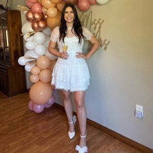 ASTR - Leilani Lace Bustier Mini Dress